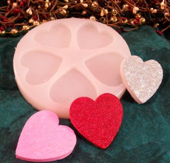 Heart badge reel/ grippy silicone mold, resin mold, Valentine's Day mo –  Easely Mixed Studio, LLC
