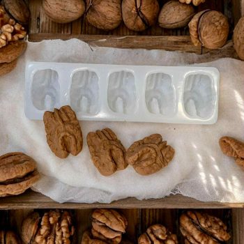 Walnut Half Tart Silicone Mold