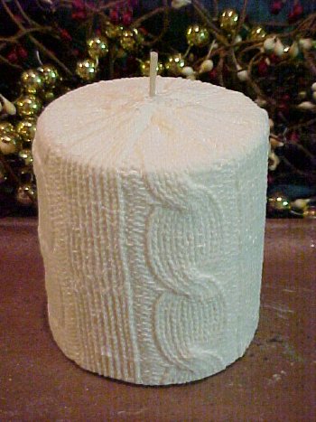 Scented Candle Block Silicone Mold With Hole Sweater Pendant