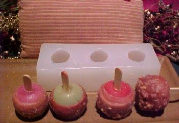 8pc Apple Slices Silicone Mold for Wax Melts, Candles, Resin Castings