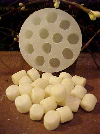 Marshmallow Mini Embeds 25 Cavity Silicone Mold 740 
