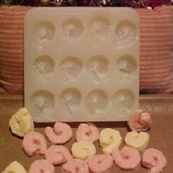 Fake Food Silicone Molds- Chicken, Corn, Shrimp and Crabs.