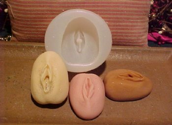 Vagina Tart 1 Cavity Silicone Mold 2152