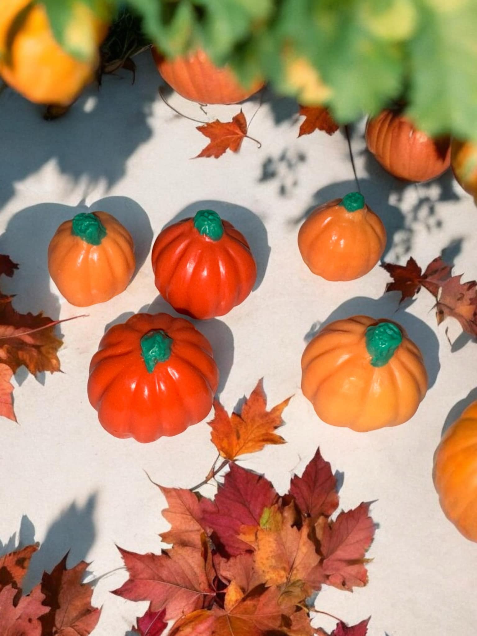 Pumpkin Embeds Silicone Mold 16 Cavity Silicone mold