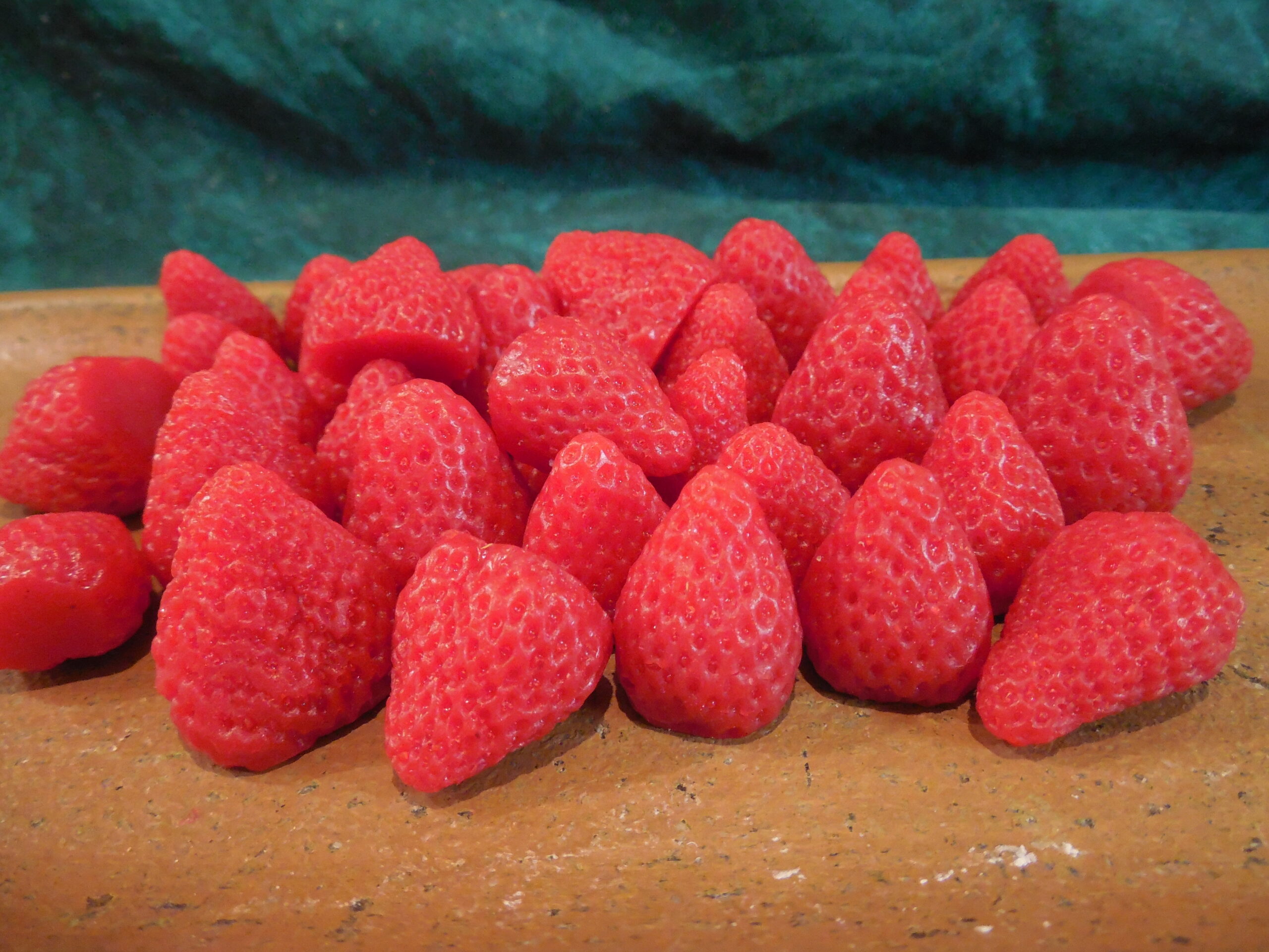 Strawberry Regular Embeds 35 Cavity Silicone Mold 5085