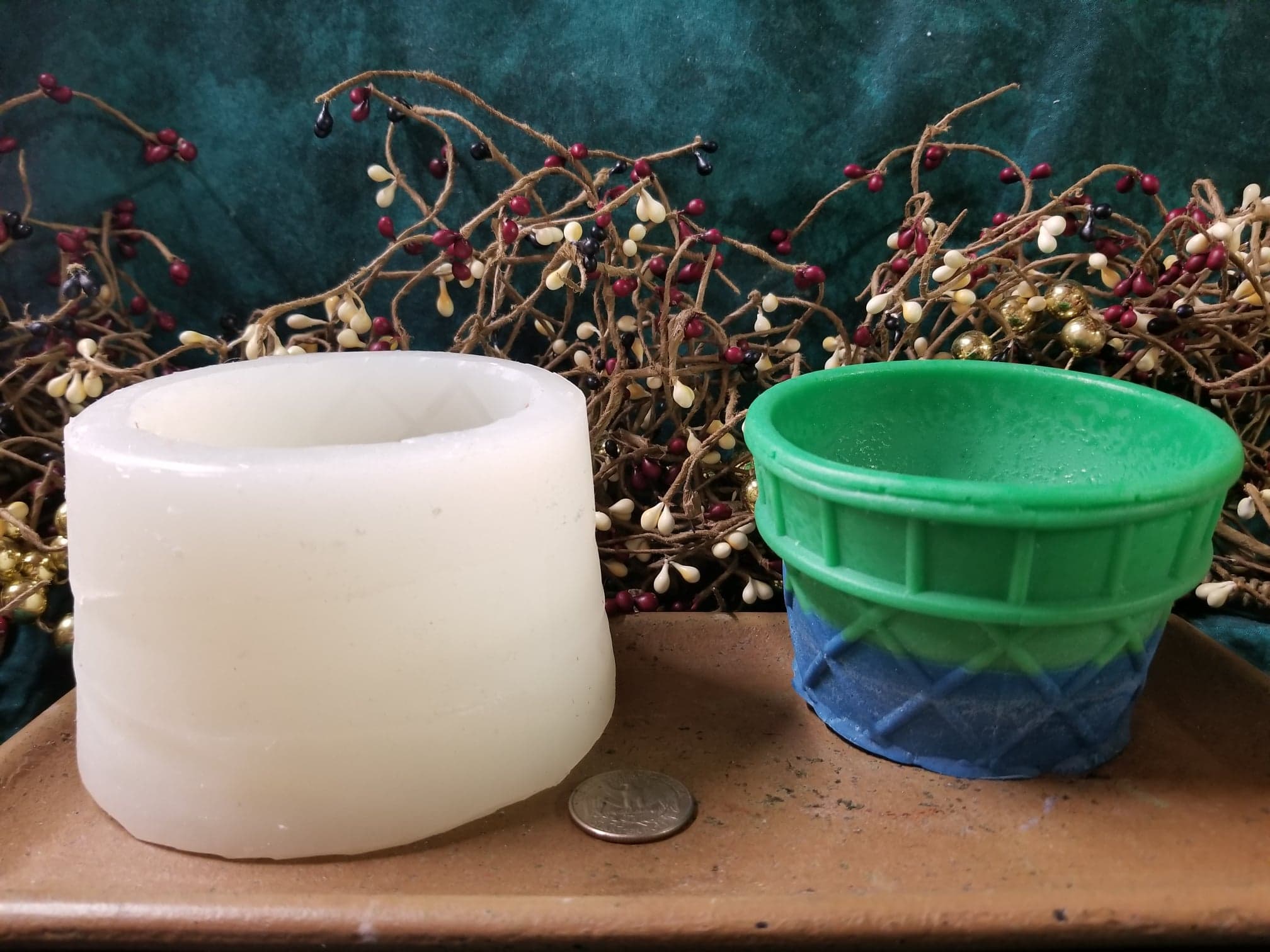 Ice Cream Bowl Large Soap Silicone Mold 1456