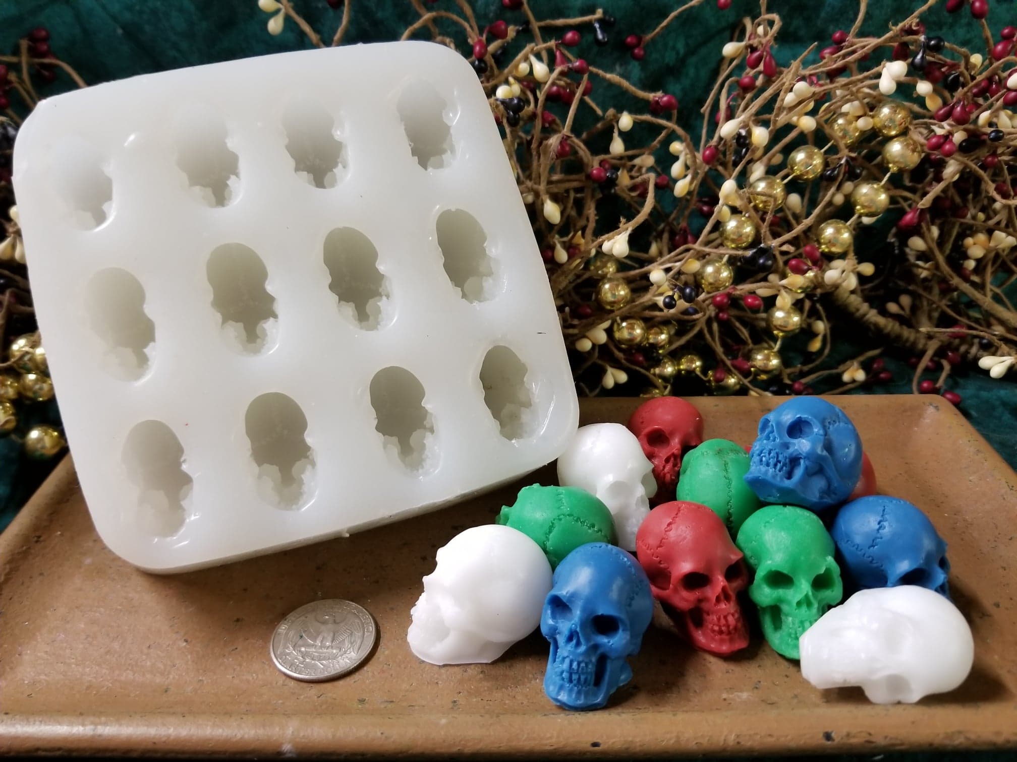 Large & Small Skull Mold Kit
